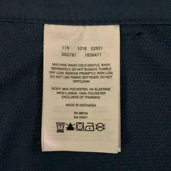 𝅺COLUMBIA Omni Shield Shorts, Size 2, Navy Blue. - Picture 5 of 6